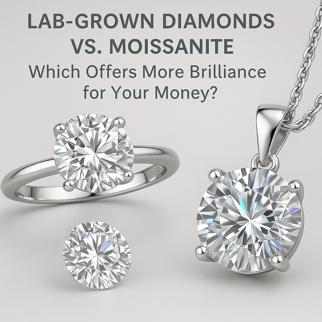 Labordiamanten vs. Moissanit – Glanz, Qualität und Preis im Vergleich | Steffanii