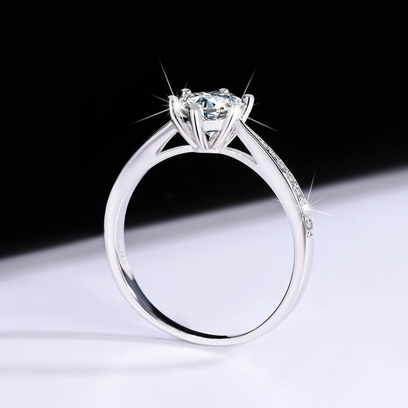 Six Claw Ring Verstellbar 925 Silber mit Labordiamant Moissanit für Damen 925 Silber Moissanit Schmuck | Steffanii