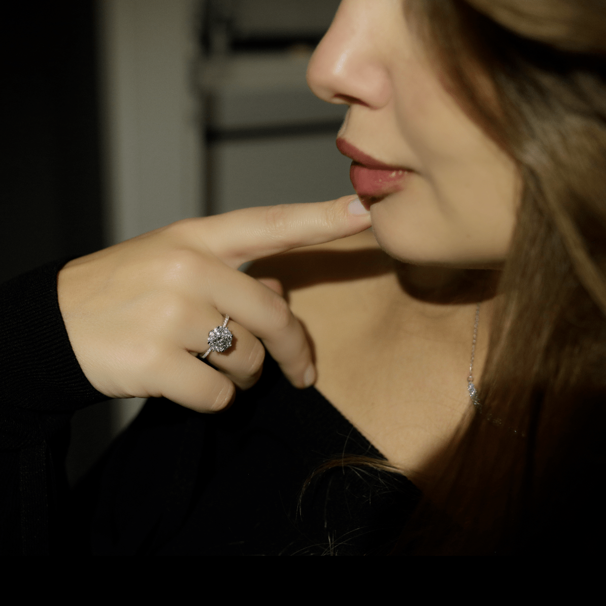 Star Symphony Ring Sterling Silber Labordiamant Moissanit für Damen 925 Silber Moissanit Schmuck | Steffanii