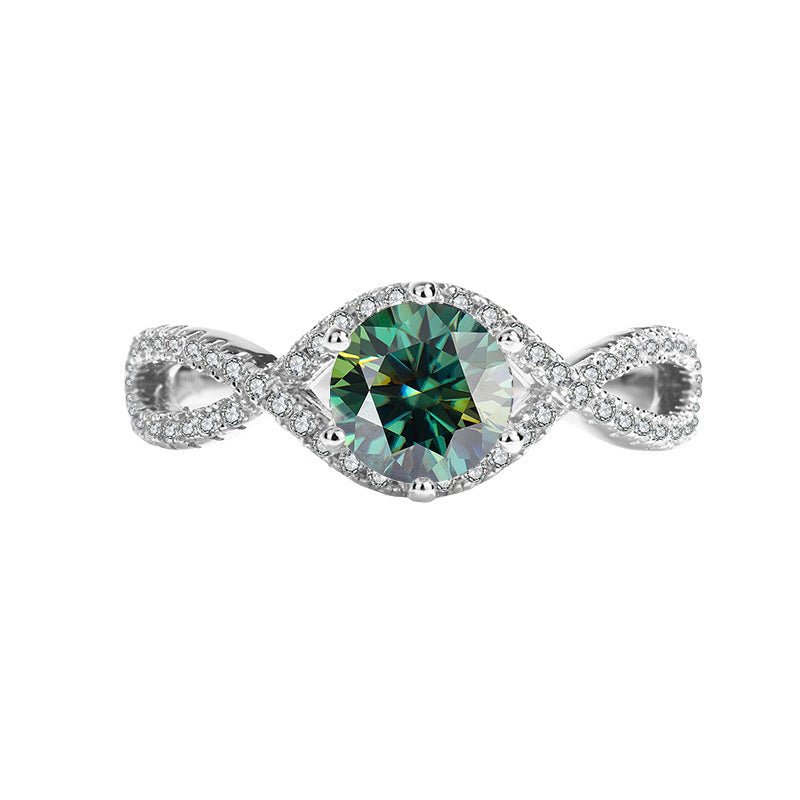 Eternal Spark Ring Sterling Silber Moissanite Infinity für Damen 925 Silber Moissanit Schmuck | Steffanii