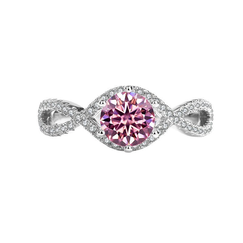 Eternal Spark Ring Sterling Silber Moissanite Infinity für Damen 925 Silber Moissanit Schmuck | Steffanii