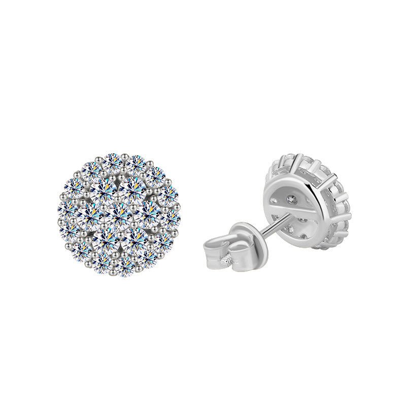 Blaze Ohrringe 925 Silber – Labordiamant Moissanit für Damen 925 Silber Moissanit Schmuck | Steffanii