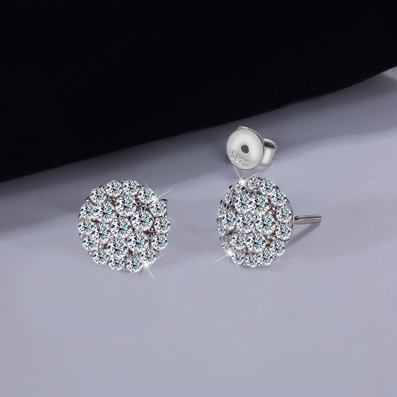 Blaze Ohrringe 925 Silber – Labordiamant Moissanit für Damen 925 Silber Moissanit Schmuck | Steffanii