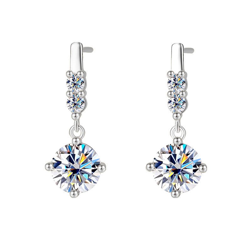 Celestia Drops Ohrhänger 925 Silber Moissanit Schmuck | Steffanii