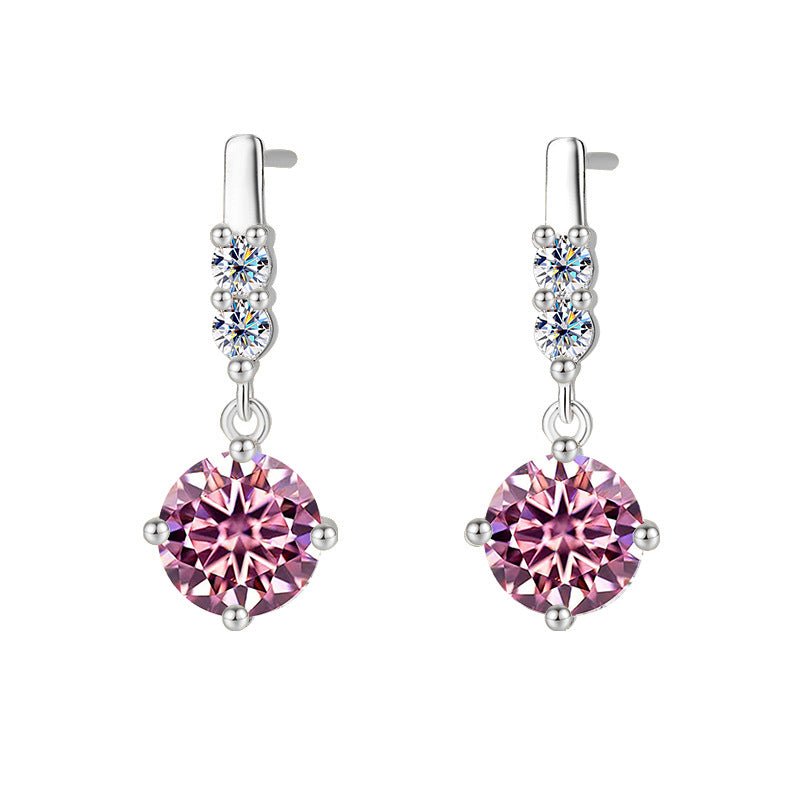 Celestia Drops Ohrhänger 925 Silber Moissanit Schmuck | Steffanii