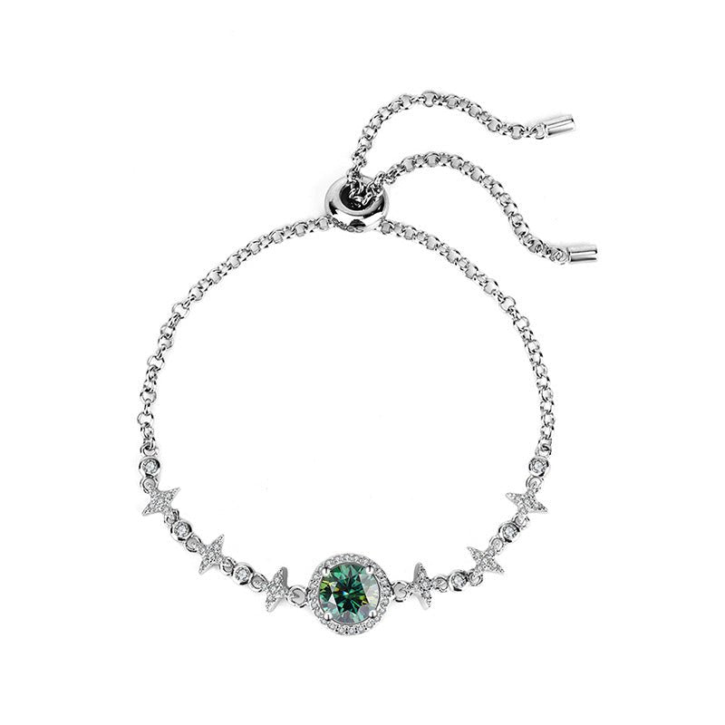 Celestial Harmony Armband 925 Silber – Labordiamant Moissanit für Damen 925 Silber Moissanit Schmuck | Steffanii