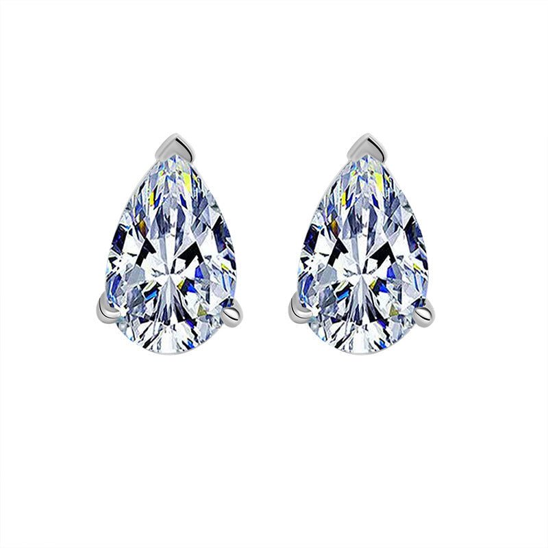 Dazzling Drop Ohrringe 925 Silber – Labordiamant Moissanit für Damen 925 Silber Moissanit Schmuck | Steffanii