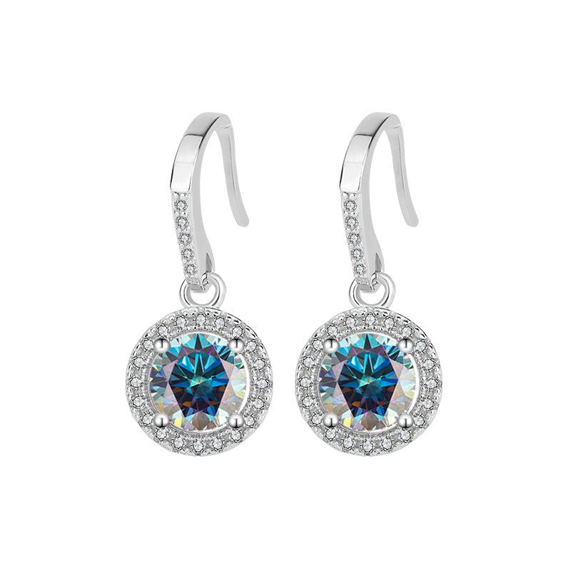 Elegy of Brilliance Ohrringe 925 Silber – Labordiamant Moissanit für Damen 925 Silber Moissanit Schmuck | Steffanii