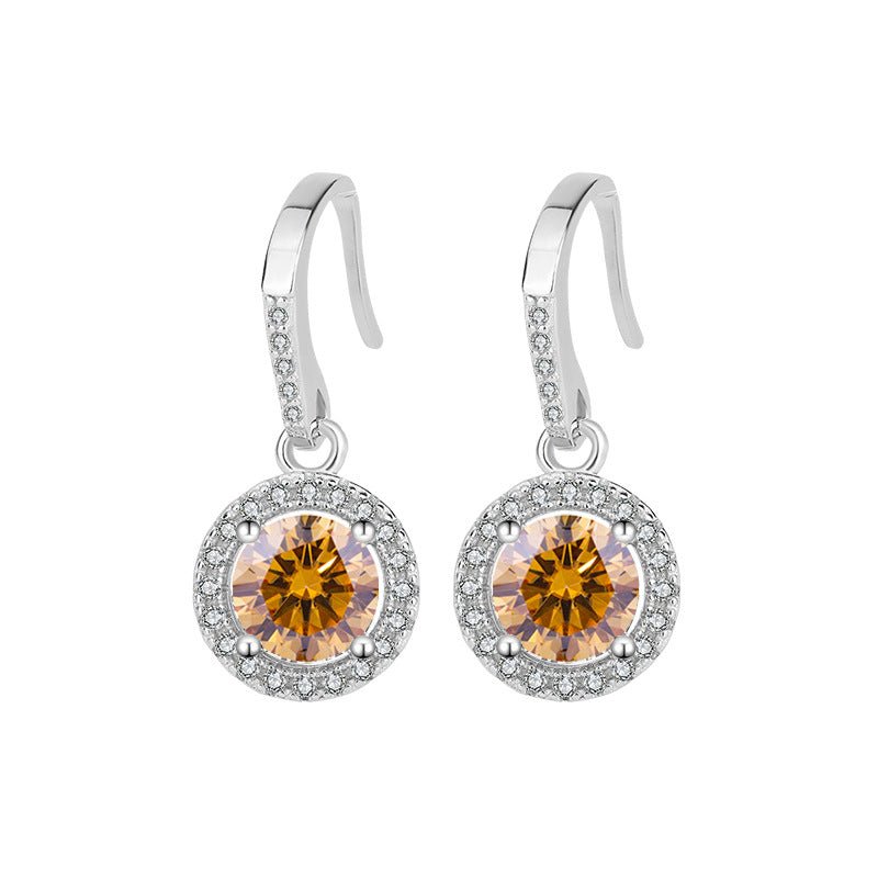 Elegy of Brilliance Ohrringe 925 Silber – Labordiamant Moissanit für Damen 925 Silber Moissanit Schmuck | Steffanii