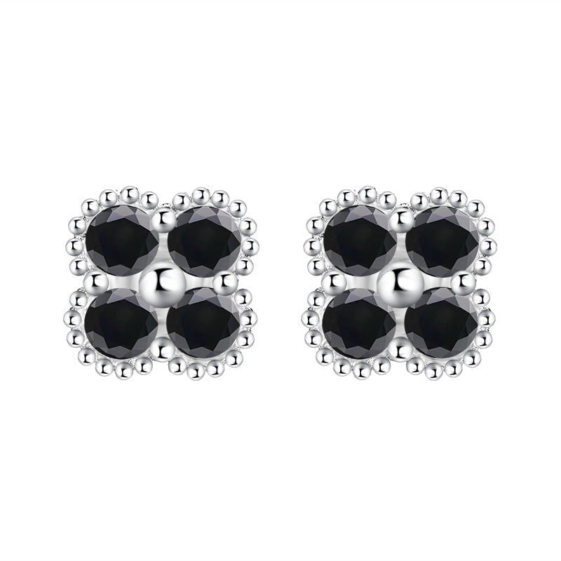 Black Moissanite Set Für Damen 925 Silber Moissanit Schmuck | Steffanii