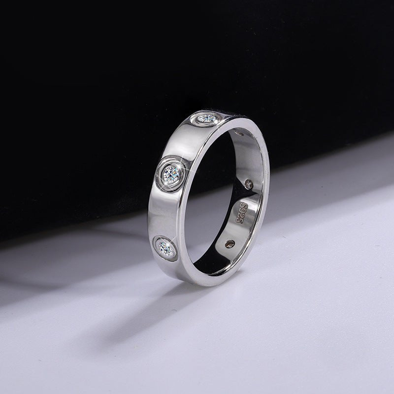 Eternal Shine 7-Stone Ring Sterling Silver Labordiamant Moissanite für Damen 925 Silber Moissanit Schmuck | Steffanii
