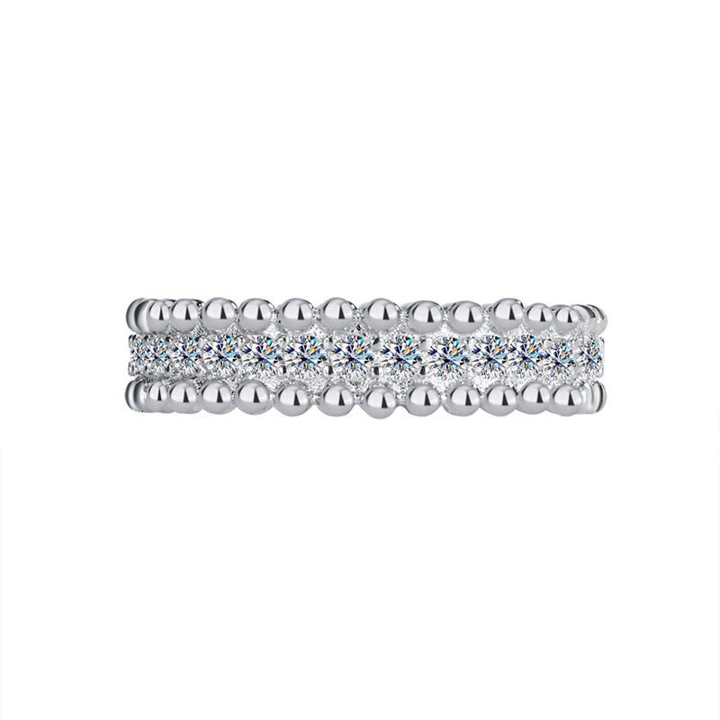 Galactic Brilliance Ring Sterlingsilber 925 mit Labordiamant Moissanitring für Damen 925 Silber Moissanit Schmuck | Steffanii