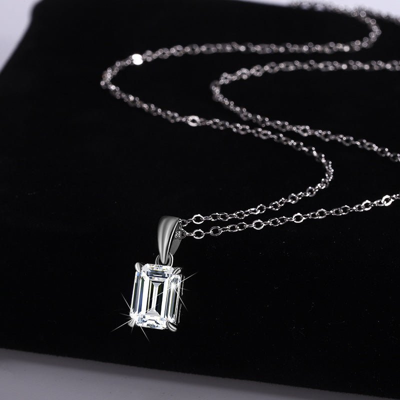 Brilliance Eternal Halskette 925 Silber mit Labordiamant Moissanit für Damen 925 Silber Moissanit Schmuck | Steffanii