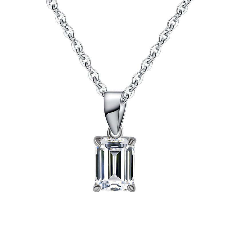 Brilliance Eternal Halskette 925 Silber mit Labordiamant Moissanit für Damen 925 Silber Moissanit Schmuck | Steffanii