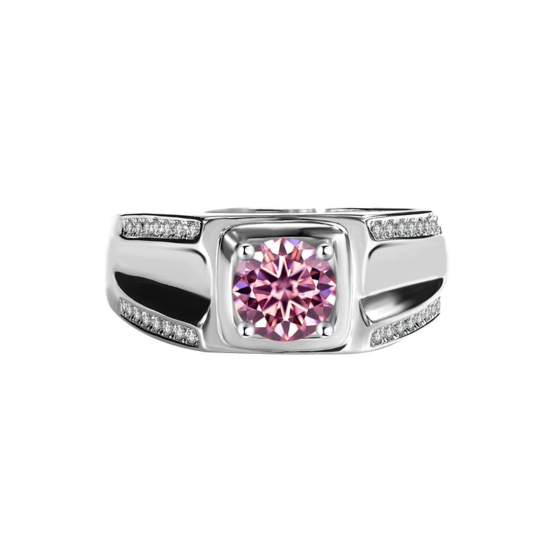 Nova Sentinel Ring 925 sterling silver Lab Diamond Moissanite For Men