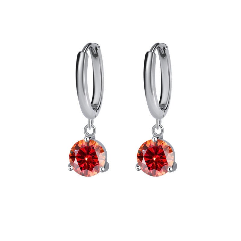 Luminous Grace Ohrringe 925 Silber – Labordiamant Moissanit für Damen 925 Silber Moissanit Schmuck | Steffanii