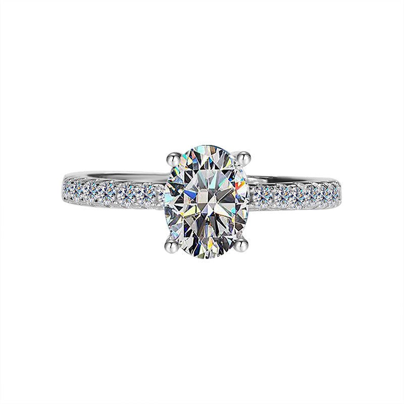 Royal Grace Ring 925 sterling silver Labordiamant Moissanit für Dame 925 Silber Moissanit Schmuck | Steffanii