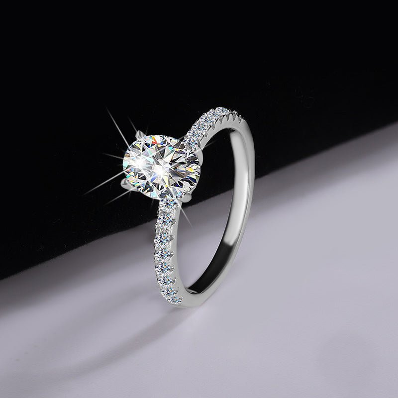 Royal Grace Ring 925 sterling silver Labordiamant Moissanit für Dame 925 Silber Moissanit Schmuck | Steffanii