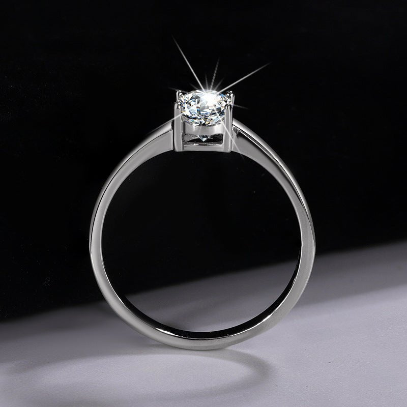 Oval Brilliance Ring 925 sterling silver Labordiamant Moissanit für Damen 925 Silber Moissanit Schmuck | Steffanii