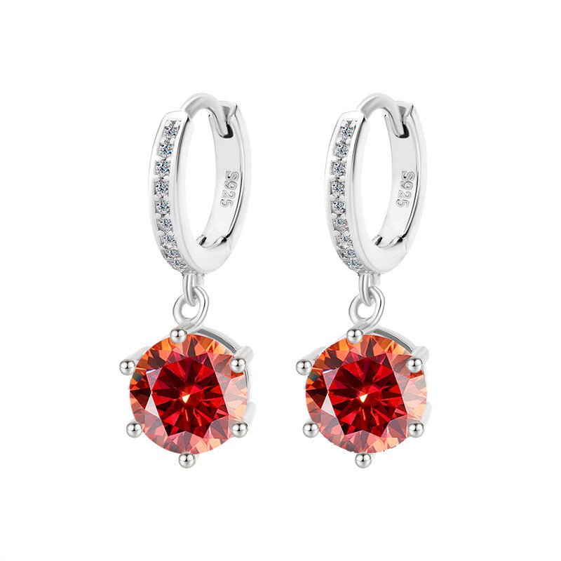 Astra Nova Ohrhänger 925 Silber Moissanit Schmuck | Steffanii