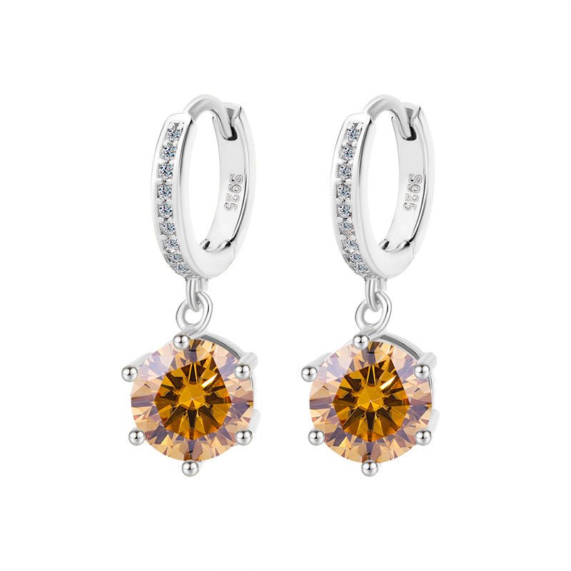 Astra Nova Ohrhänger 925 Silber Moissanit Schmuck | Steffanii