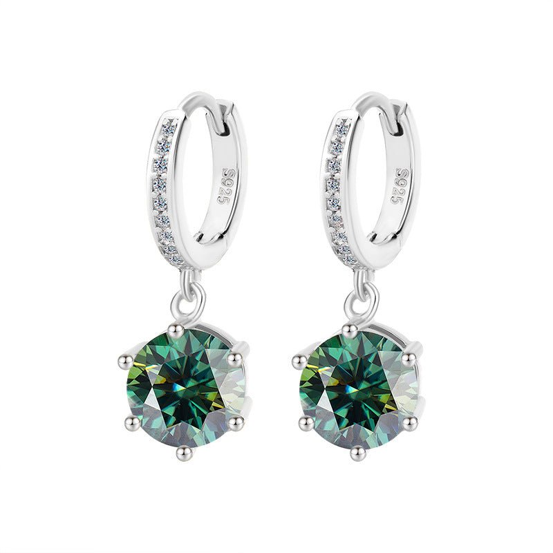 Astra Nova Ohrhänger 925 Silber Moissanit Schmuck | Steffanii