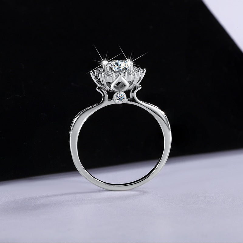 Star Symphony Ring Sterling Silber Labordiamant Moissanit für Damen 925 Silber Moissanit Schmuck | Steffanii
