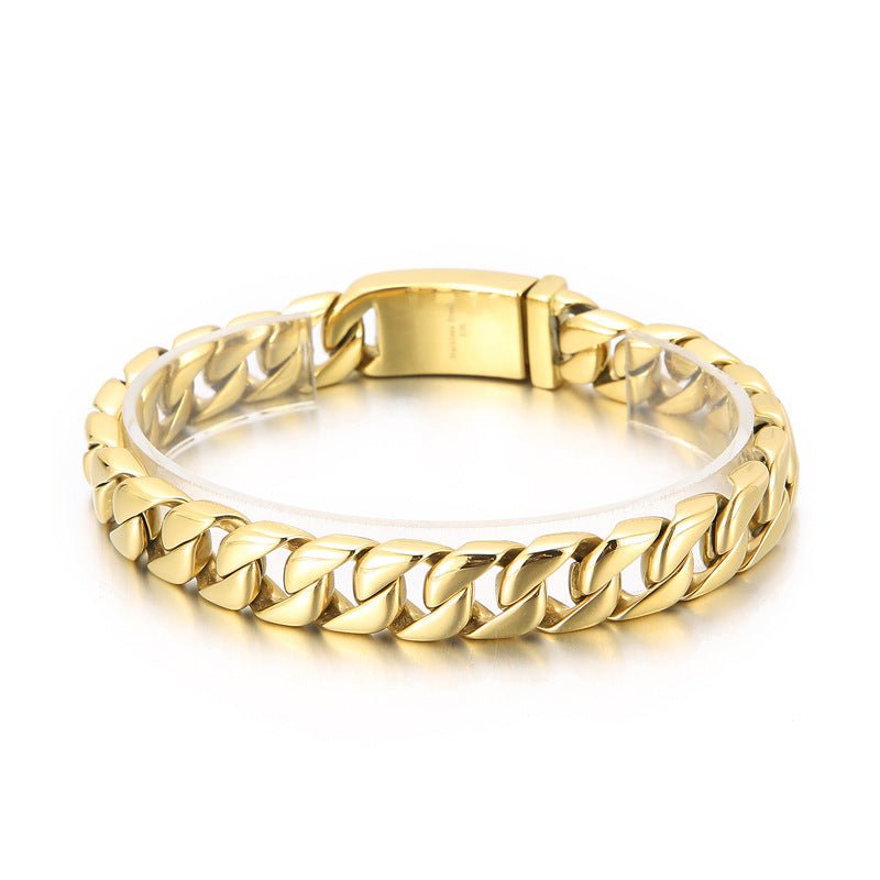 Titan Forge Herrenarmband Edelstahl Titanstahl 925 Silber Moissanit Schmuck | Steffanii