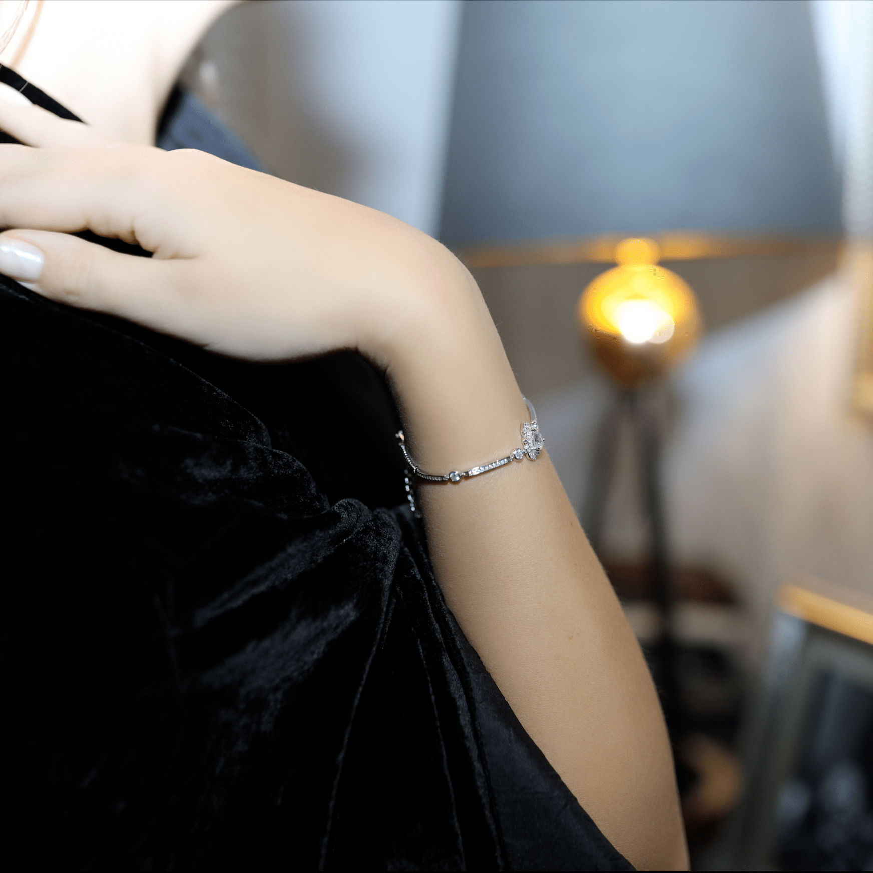 Regal Lattice Armband 925 Silber – Labordiamant Moissanit für Damen 925 Silber Moissanit Schmuck | Steffanii