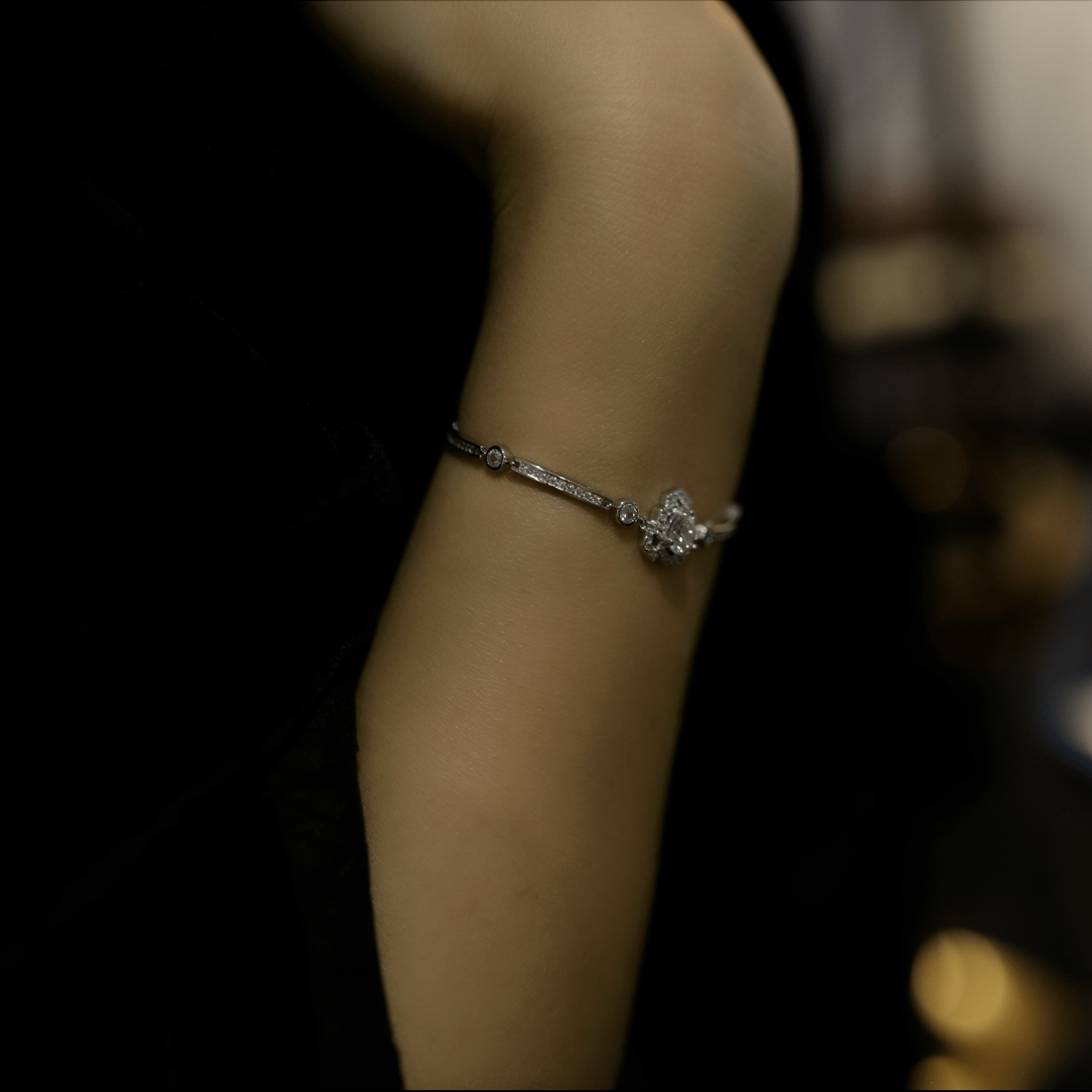 Regal Lattice Armband 925 Silber – Labordiamant Moissanit für Damen 925 Silber Moissanit Schmuck | Steffanii