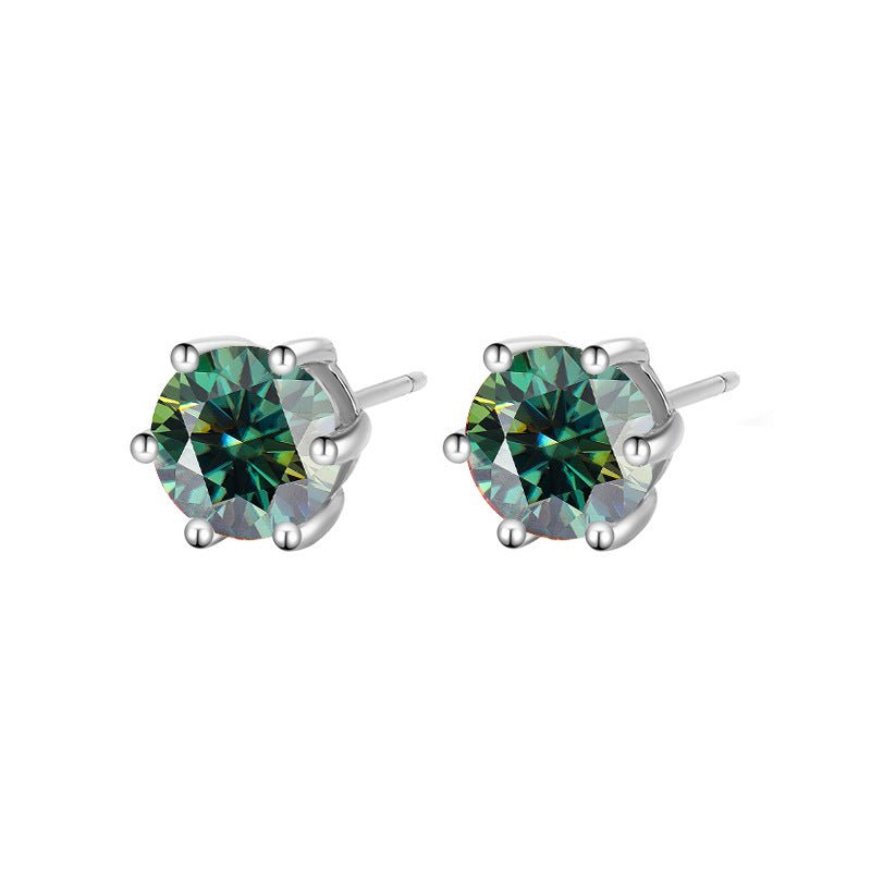 Royal Elegance Ohrringe 925 Silber – Labordiamant Moissanit für Damen 925 Silber Moissanit Schmuck | Steffanii