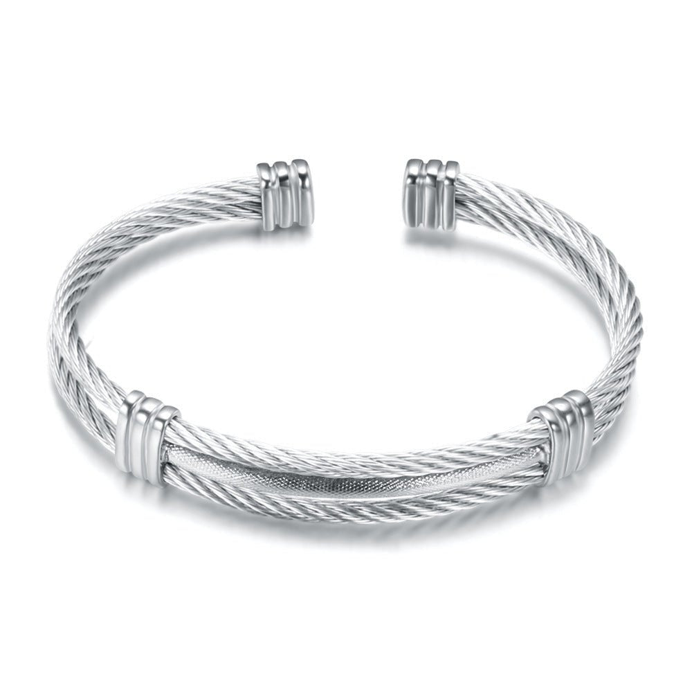 Steel Horizon Herrenarmband Edelstahl Schwarz Silber 925 Silber Moissanit Schmuck | Steffanii