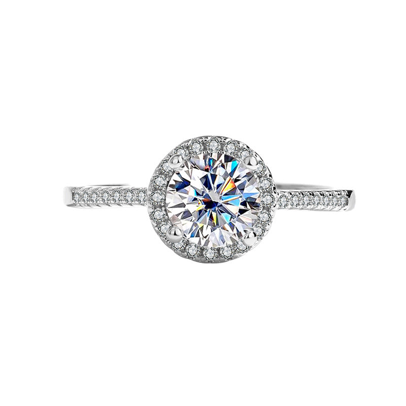 Celestial Harmony S925 Silver Moissanite Ring