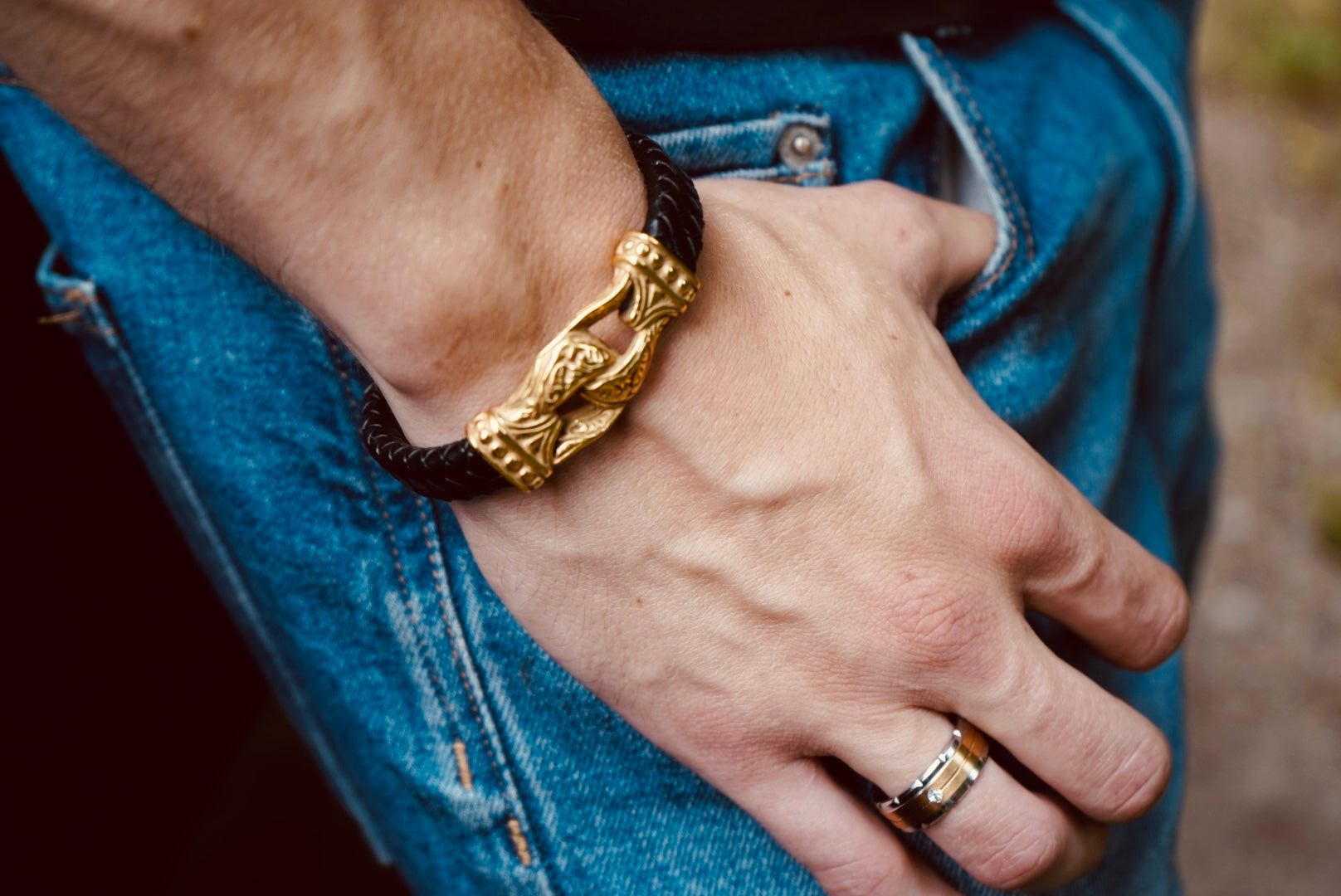 Braided Leather Bracelet