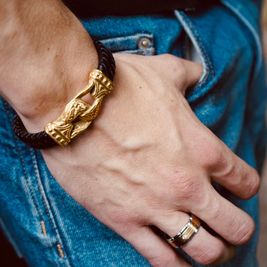 Braided Leather Bracelet