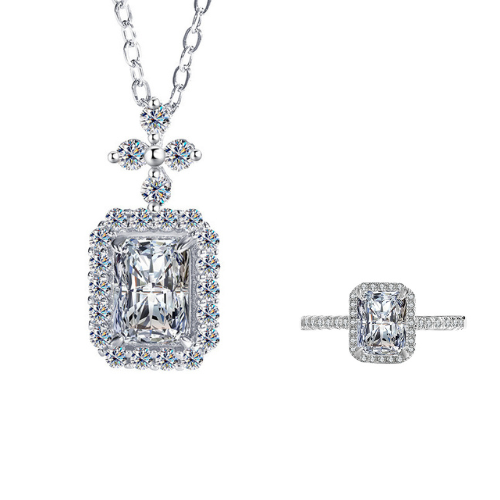 Luxe Moissanite Jewelry Set