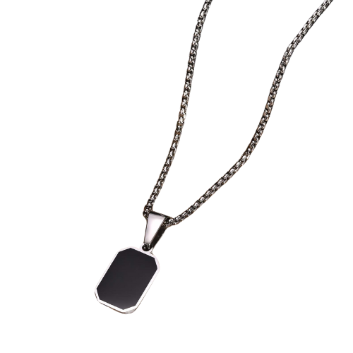 Enamel Pendant Necklace