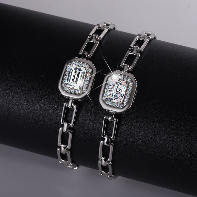 Crystal Horizon S925 Silberarmband