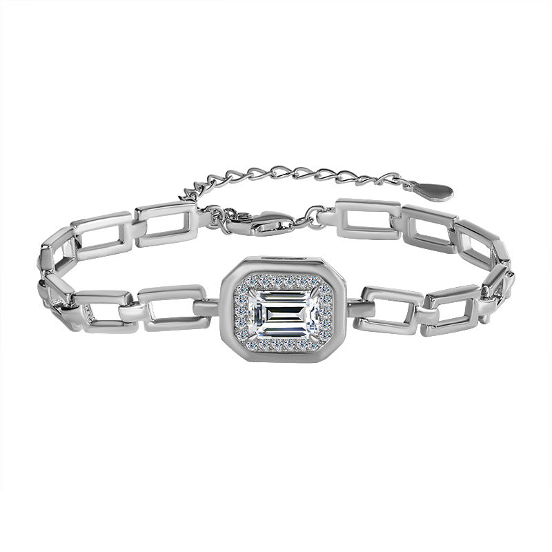 Crystal Horizon S925 Silberarmband