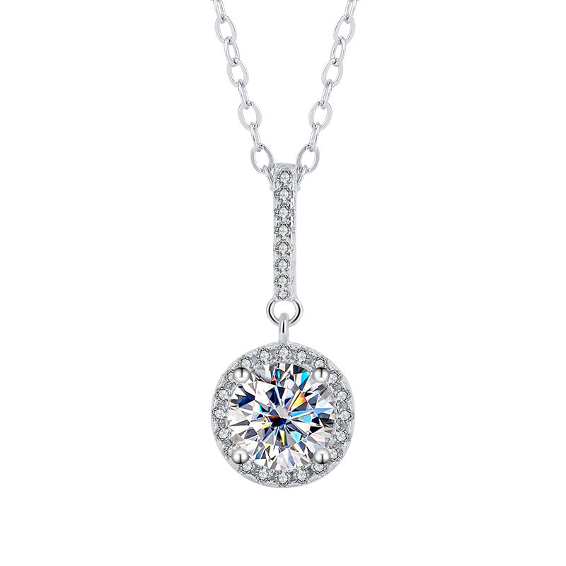 Celestial Harmony S925 Silver Moissanite Necklace