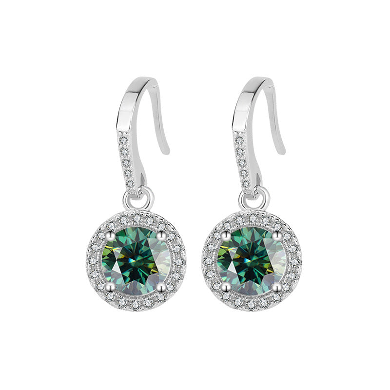 Elegy of Brilliance S925 Silver Moissanite Earrings